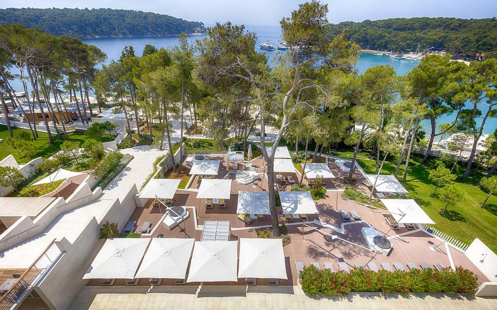 Hotel Bellevue Losinj sun deck Hotel Bellevue Losinj sun deck